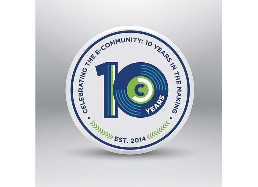TCC Connect Campus 10th Year Anniversary Logo