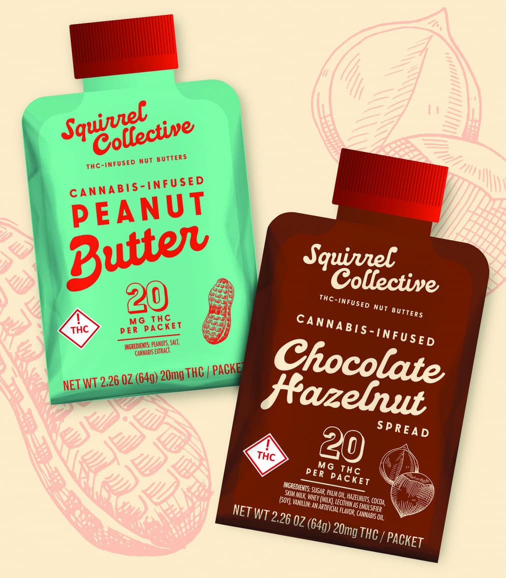 Cannabis Infused Nut Butters Packaging — Cannabis Branding + Logos design — by Seedhouse — 2025 GDUSA award entry