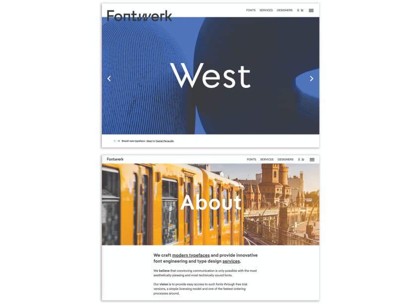 Fontwerk Website (Fontwerk.com)