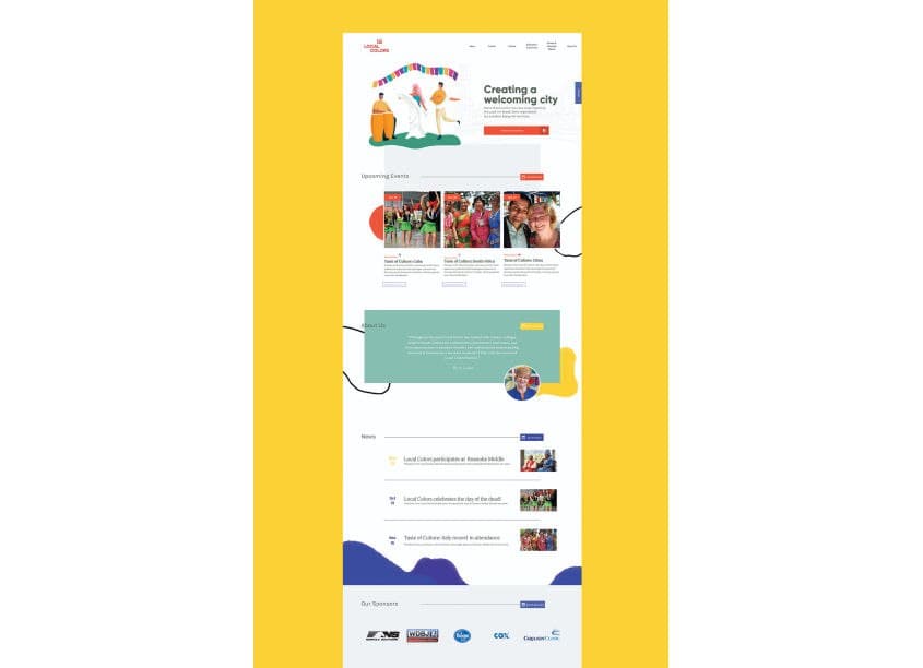 Local Colors Website Design