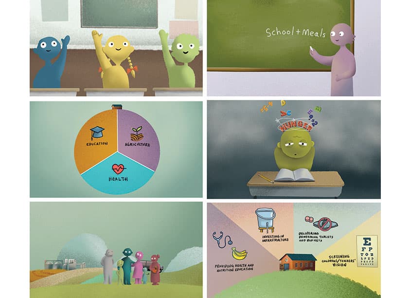 School Feeding: It's More Than a Meal Animation — Health & Wellness design — by John Snow Inc. (JSI) — 2023 GDUSA award entry