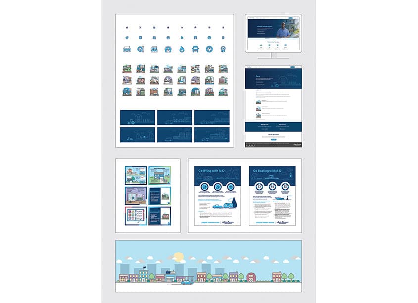 Brand Icon and Illustration Style Design
