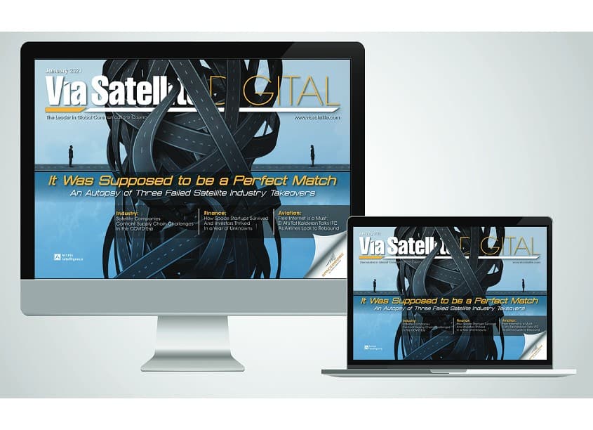 Via Satellite Digital Issue - January 2021 — Digital Design — by Access Intelligence — 2022 GDUSA award entry