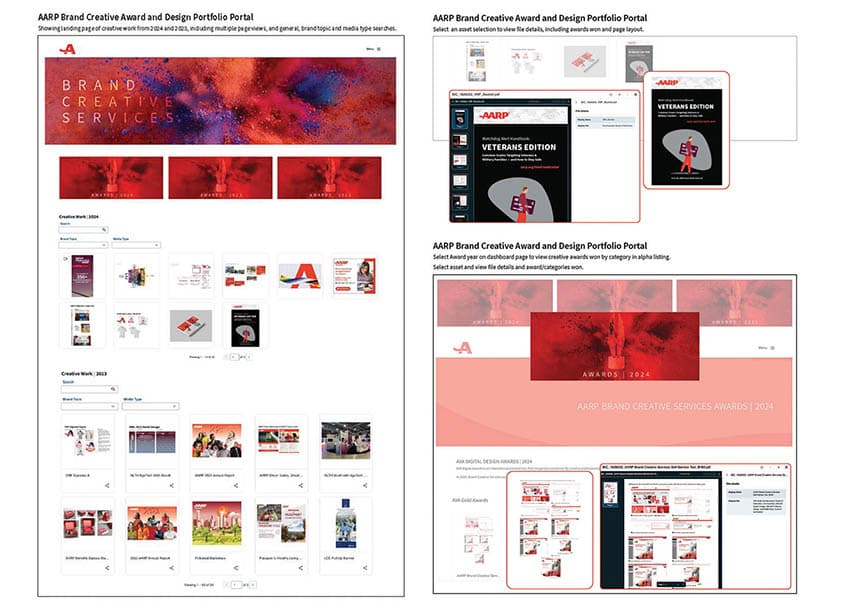 AARP Brand Creative Award and Design Portfolio