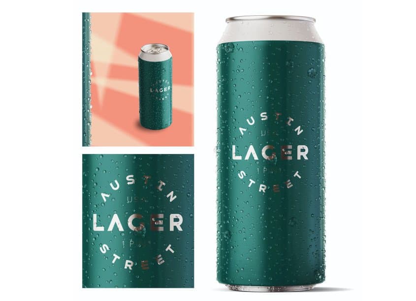 Austin Street Lager Label — Package Design — by Hugh McCormick Design Company — 2021 GDUSA award entry