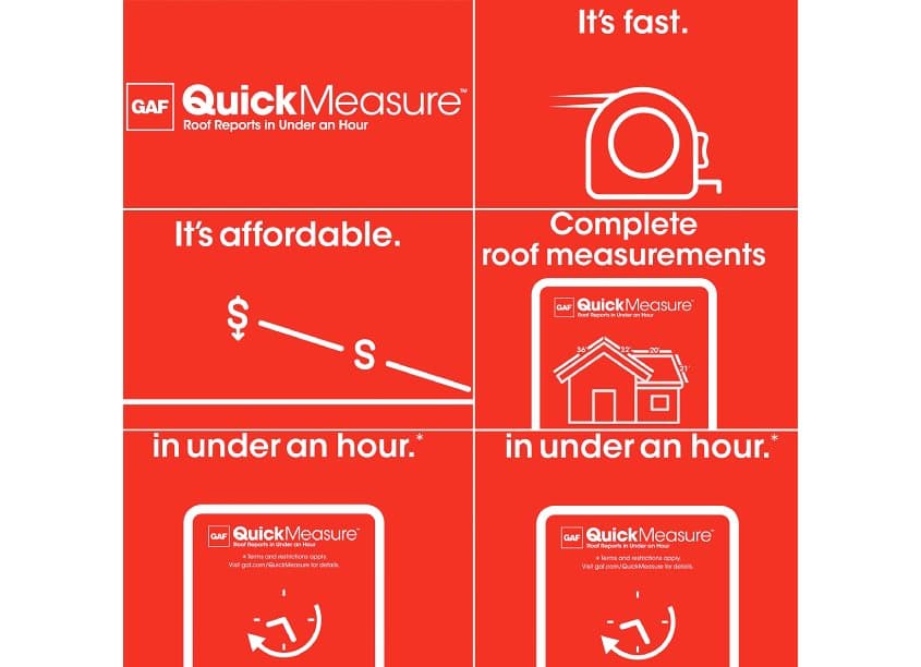 GAF Quick Measure Animation