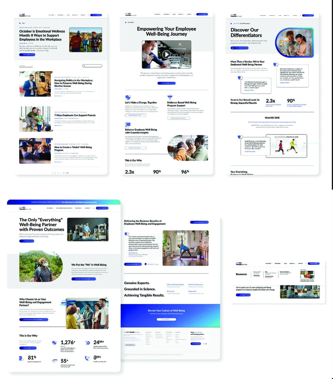 WebMD Health Services Website