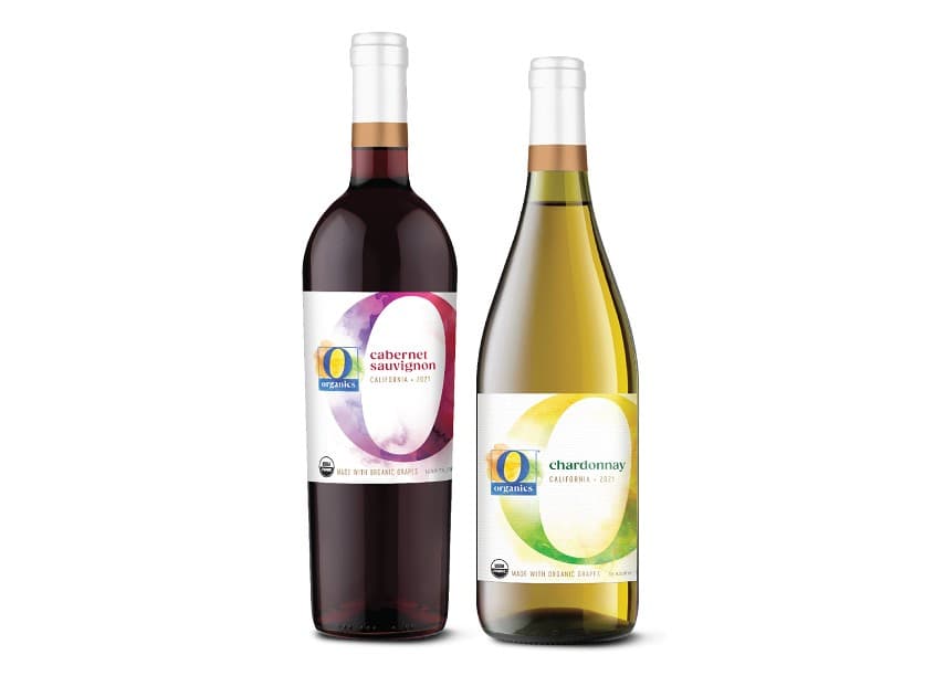 O Organics Wine Label