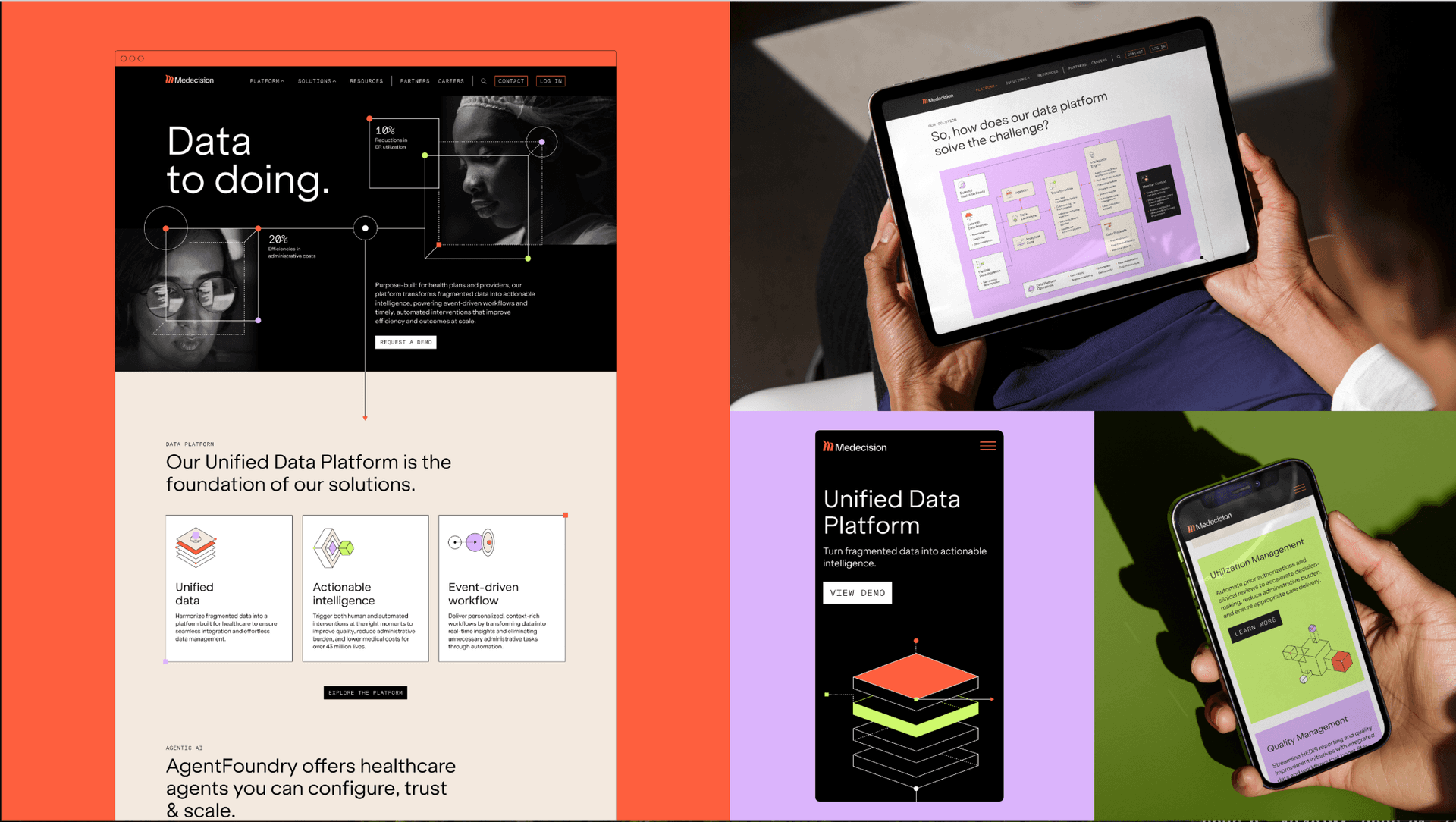 Medecision Website Design