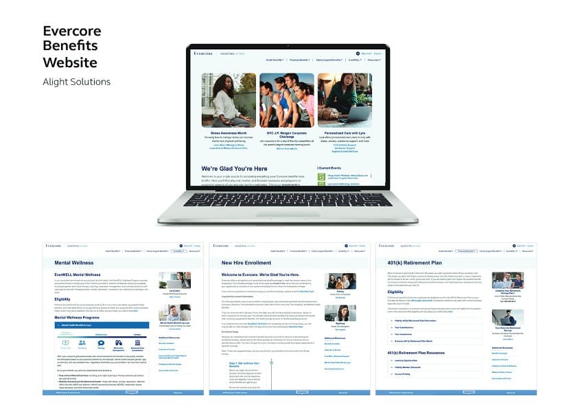 Evercore Benefits Website