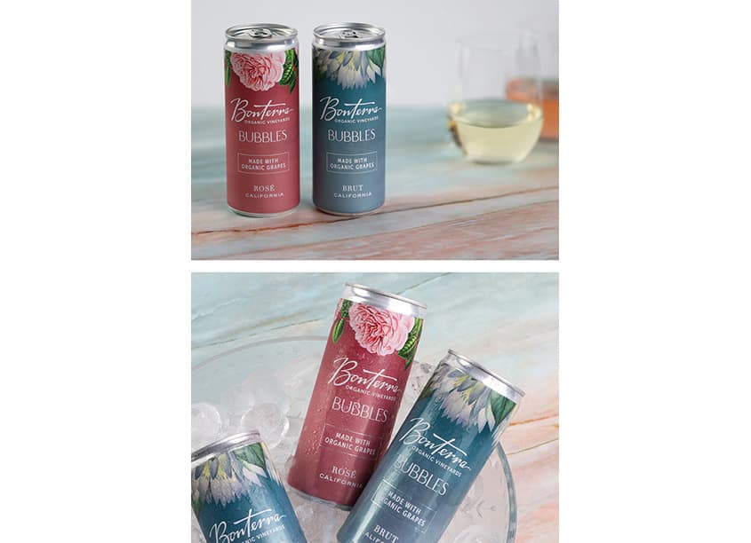 Bonterra Bubbles Label Design