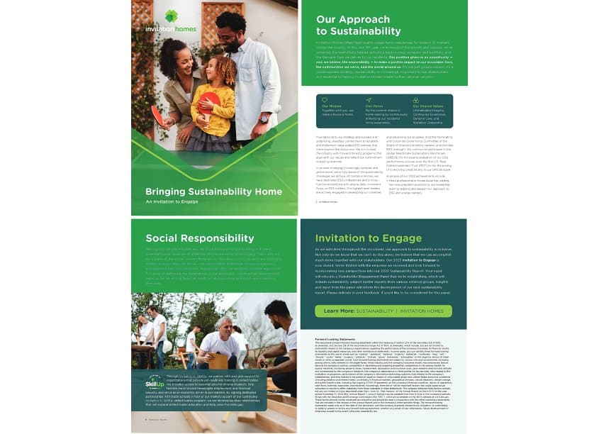 Invitation Homes Bringing Sustainability Home
