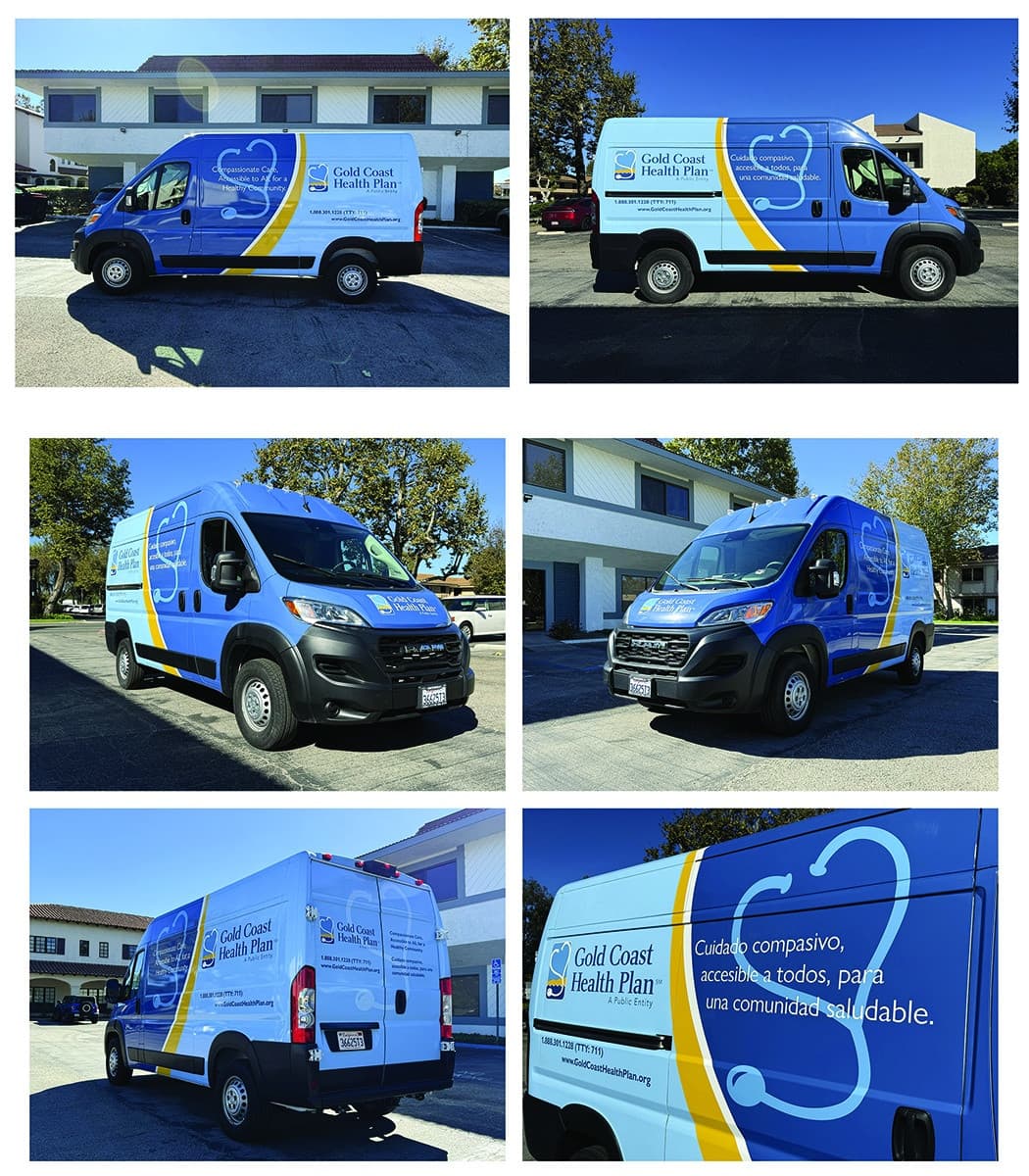 Gold Coast Health Plan Bilingual Van Wrap