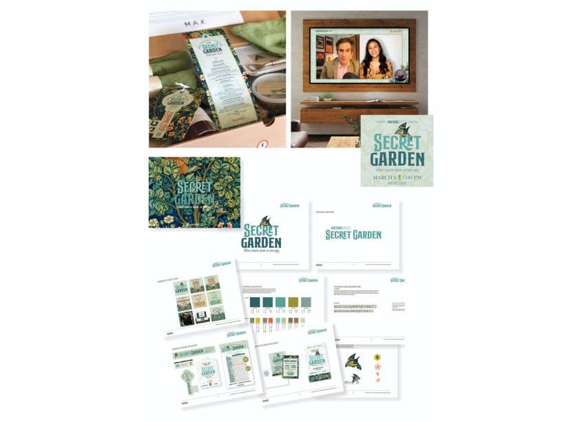 Secret Garden Event Branding