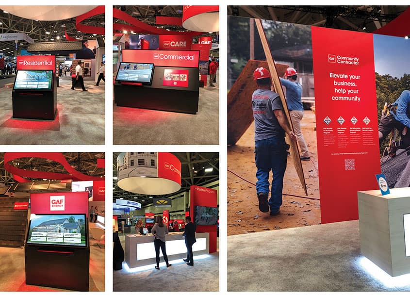 GAF International Roofing Expo Booth
