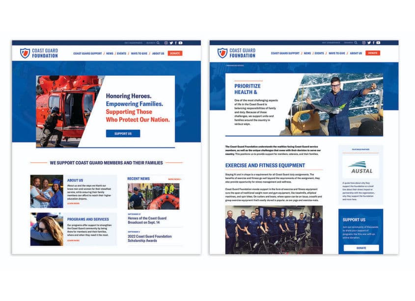Coast Guard Foundation Website