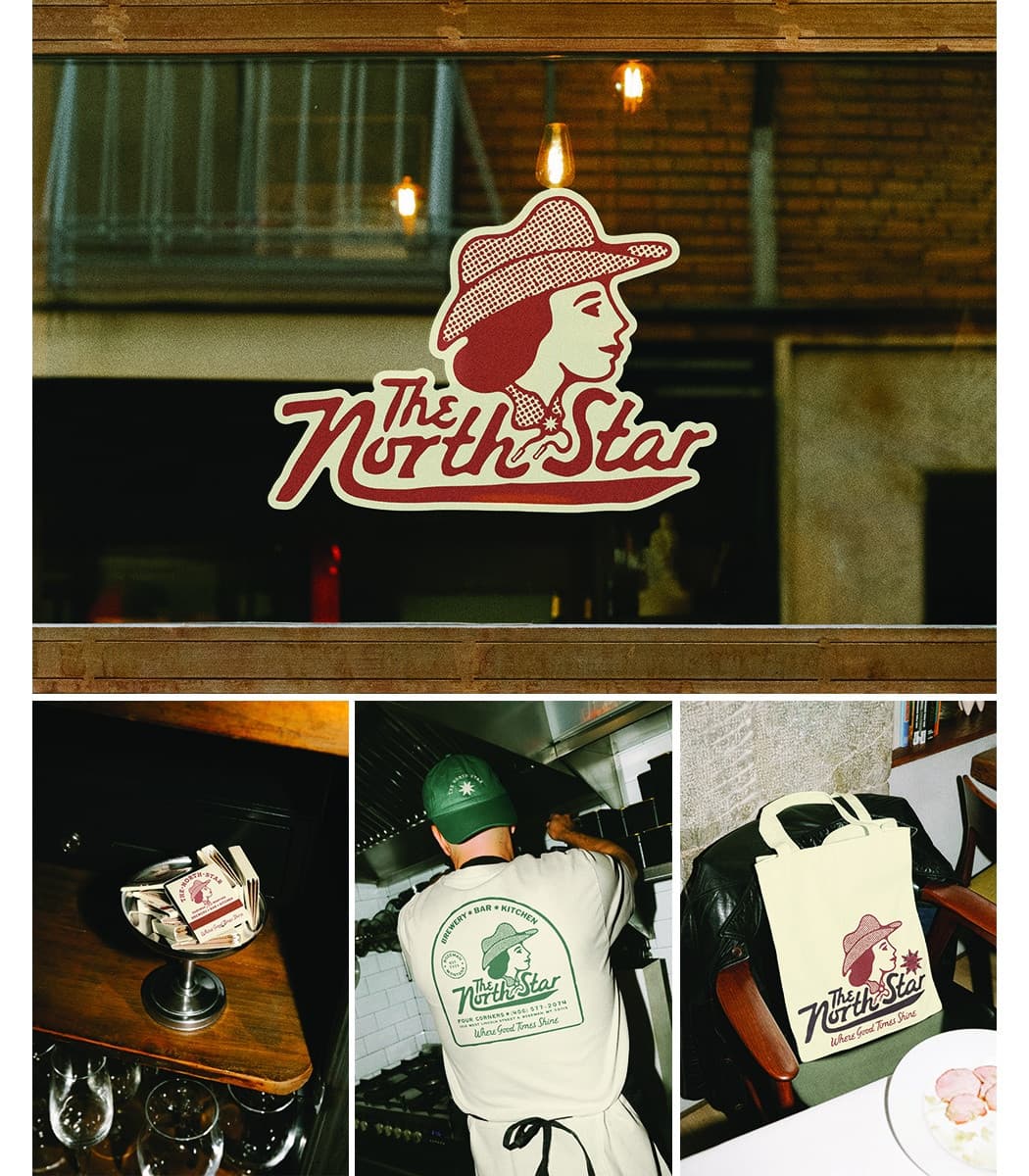 The North Star Brewery, Bar and Kitchen Logo and Identity