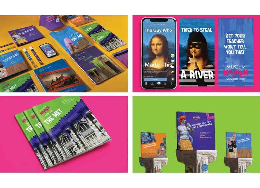 Museum Mayhem Branding Student Project