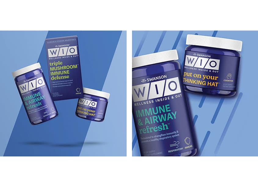 Swanson WIO (Wellness Inside & Out) Packaging