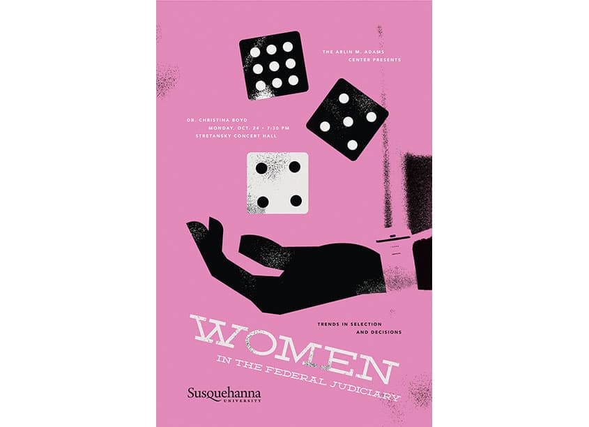Women in the Federal Judiciary Lecture Poster