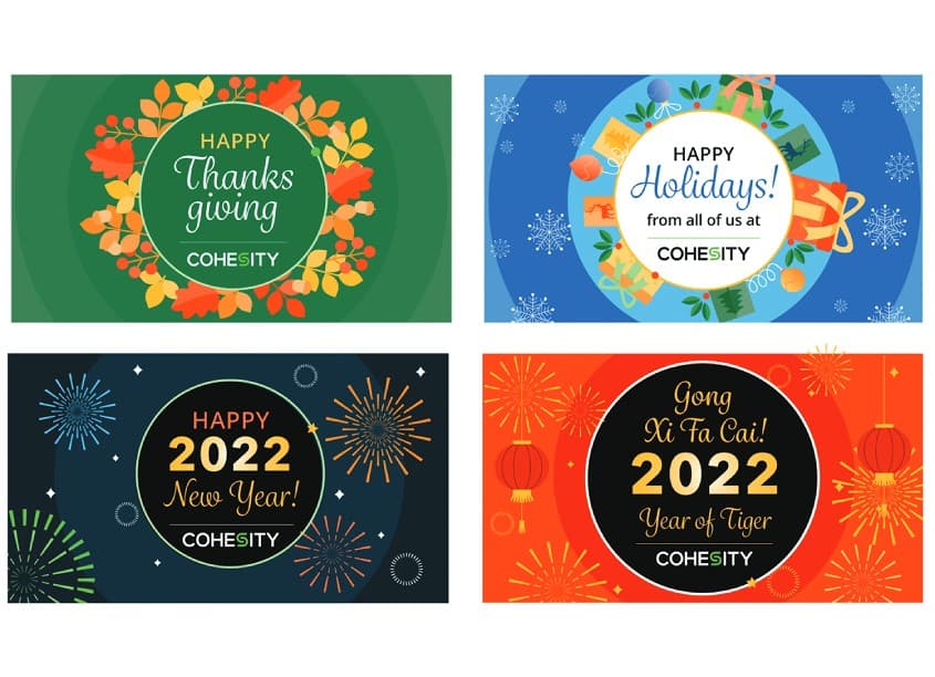 Holiday Social Animations
