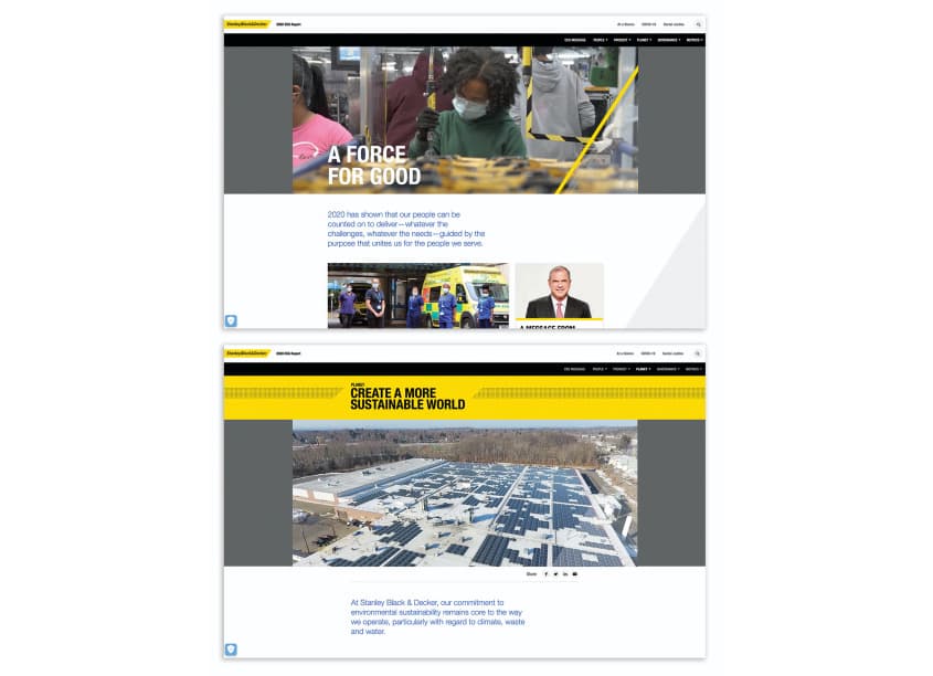 Stanley Black & Decker 2020 ESG Report