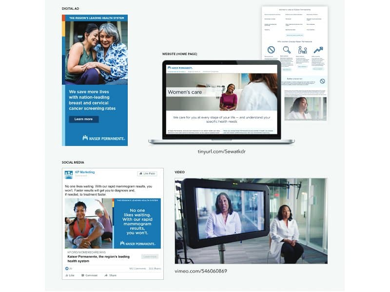 Kaiser Permanente Women's Health Campaign