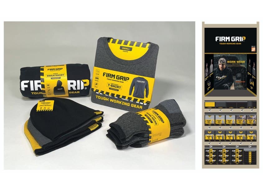 Firm Grip Work Wear Display