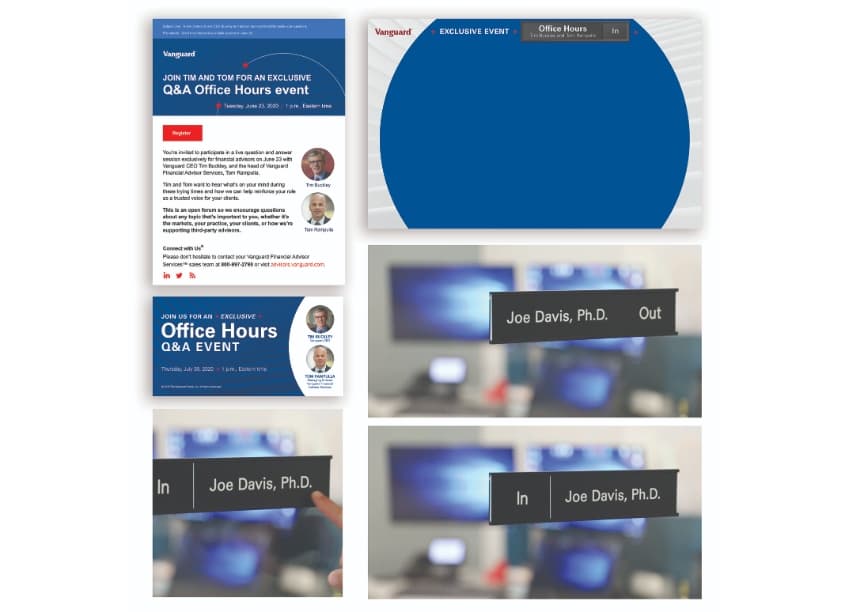 Office Hours Virtual Event Series — Digital Design — by Vanguard Group — 2021 GDUSA award entry