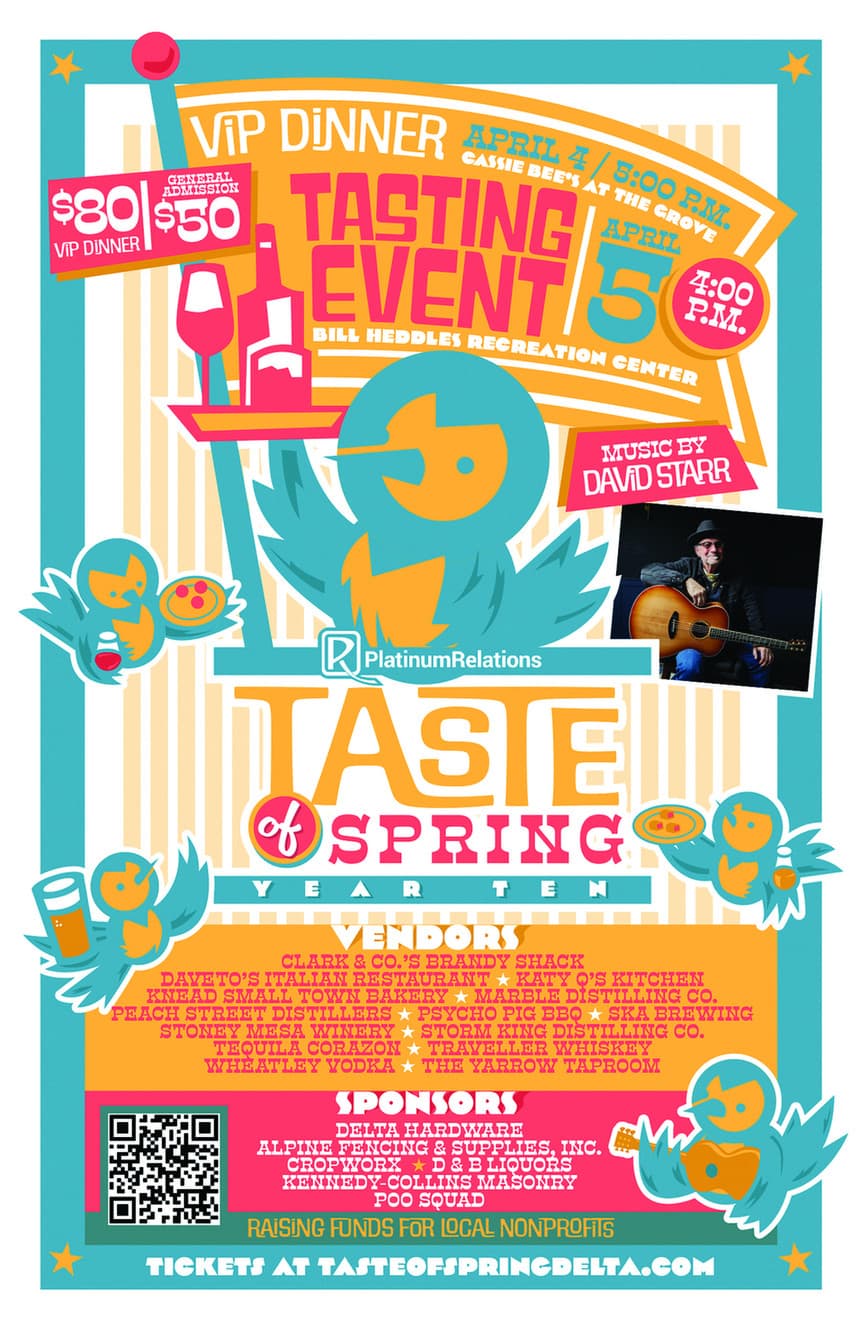 10th Annual Taste of Spring Poster