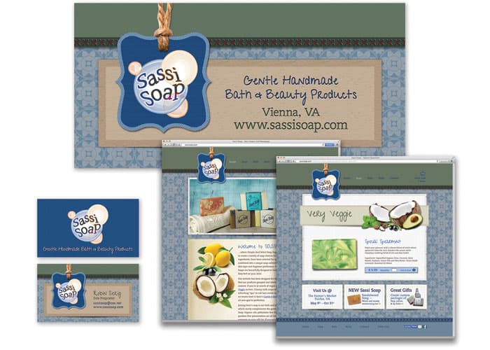 Sassi Soap Branding
