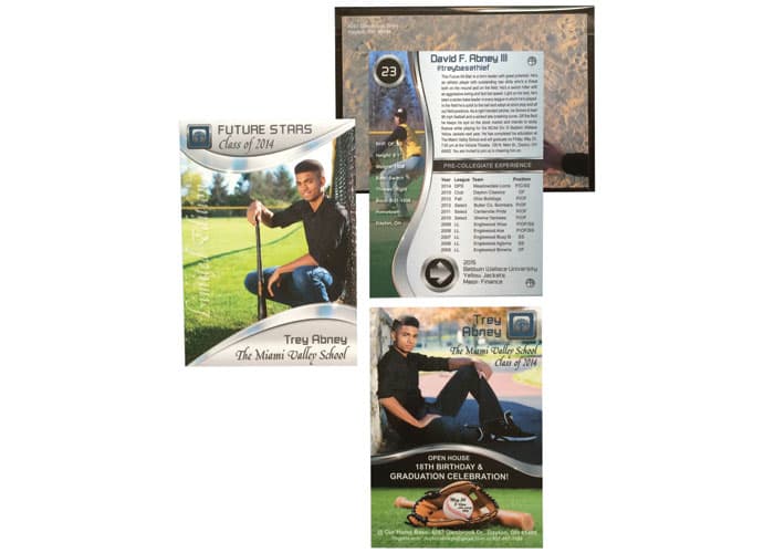 Trey’s Baseball Card Grad Announcement/Invitation
