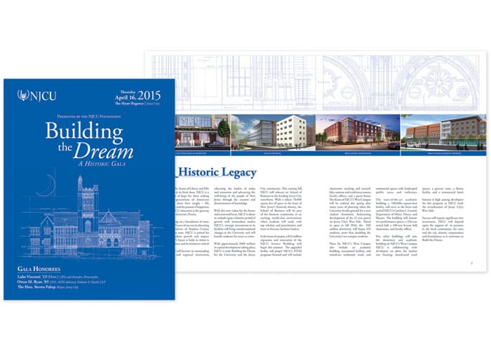 Building The Dream Gala Program