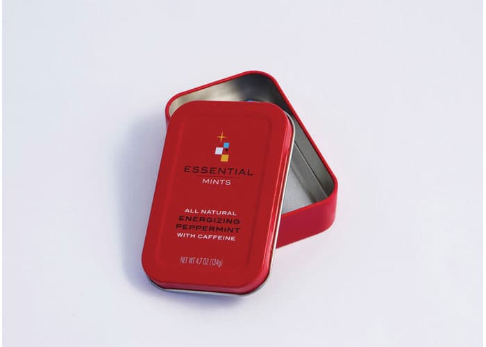 Essential Mints Red Packaging
