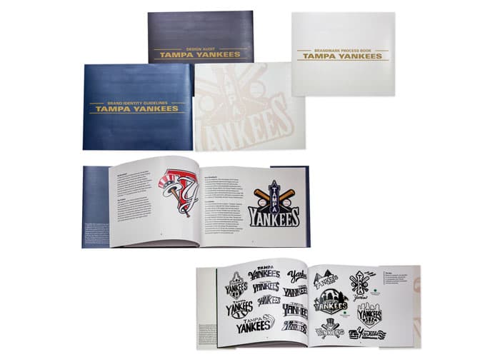Tampa Yankees Branding & Process Books