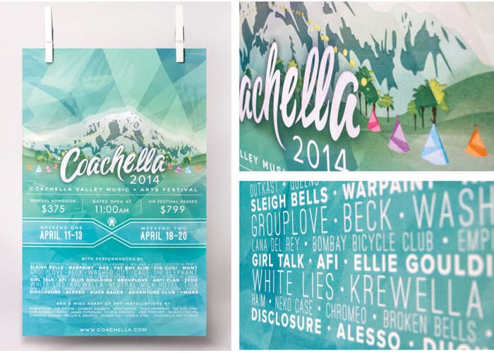Coachella Event Poster