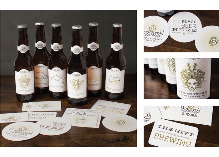Eudora Brewing Company Branding