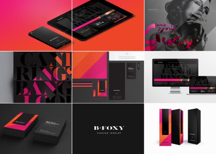 Identity for B. Foxy Jewelry Boutique