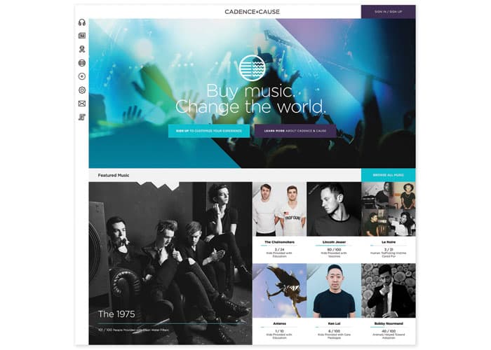 Cadence & Cause Website Design