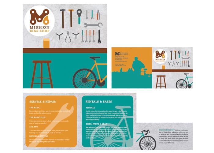 Mission Bike Shop Brochure
