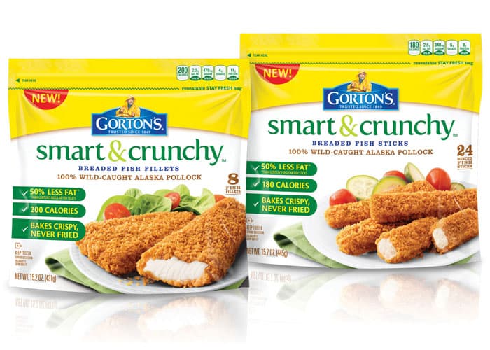 Gorton’s Smart & Crunchy Package Design