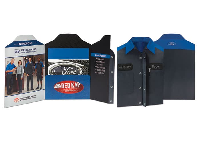 Ford Dealership Apparel Launch Folder