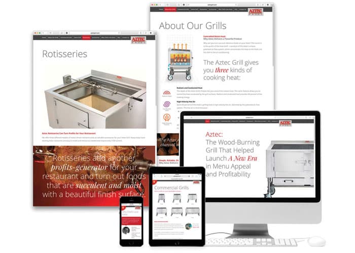 Aztec Grill Website