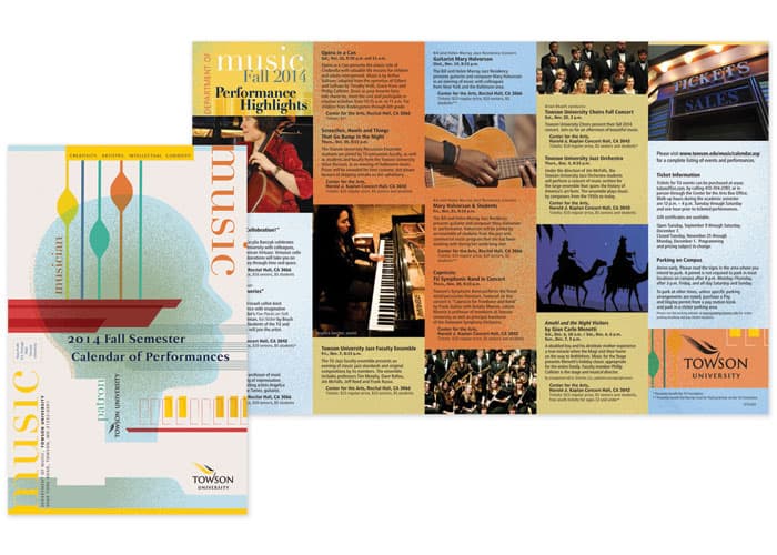 Fall 2014 Music Calendar