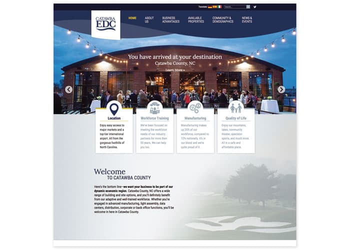 Catawba EDC Website