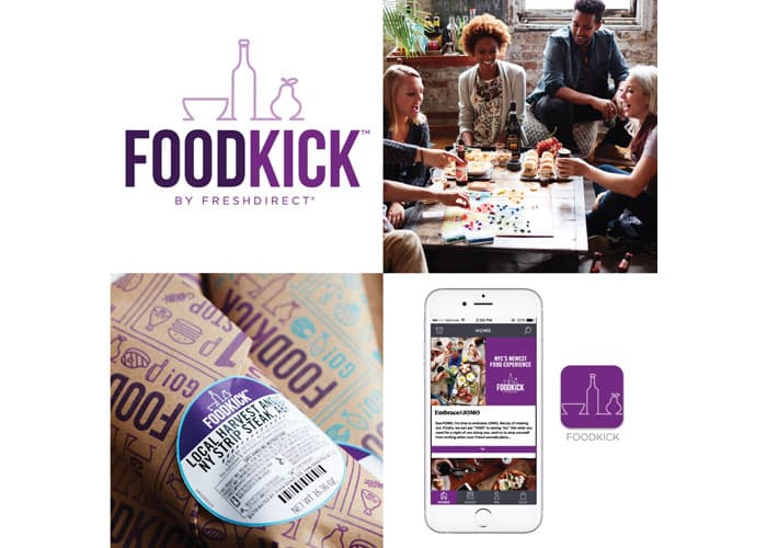 FoodKick Branding and Identity
