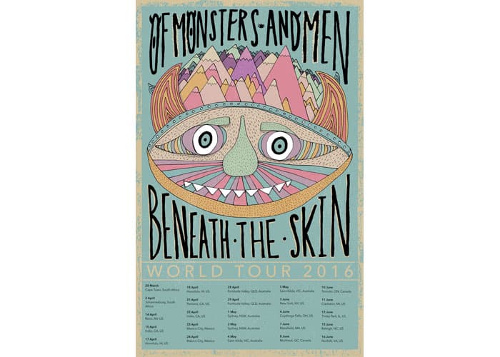 Of Monsters and Men Event Poster