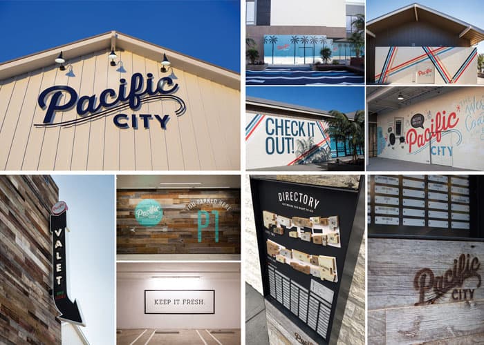 Pacific City Retail Hub Graphics