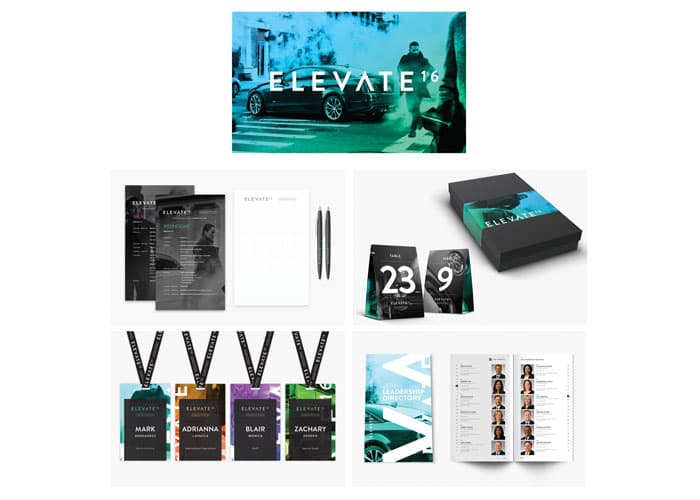 Elevate | 2016 GM Financial Leadership Summit Branding
