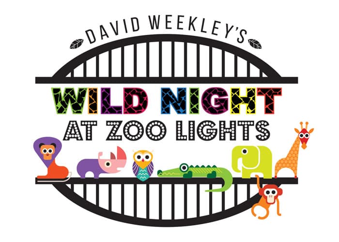Wild Night at Zoo Lights Logo